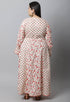 Pure Cambric Cotton Jaipuri Floral Printed Plus Size Kurti