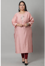 Load image into Gallery viewer, Muslin Embroidered Kurti
