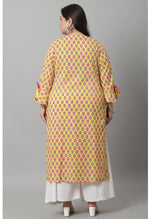 Load image into Gallery viewer, Pure Cambric Cotton Jaipuri Printed &amp; Embroidered Kurti