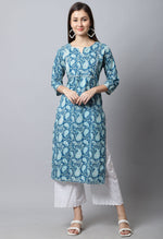 Load image into Gallery viewer, Pure Cambric Cotton Jaipuri Printed Kurti
