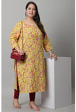 Pure Cambric Cotton Kalamkari Floral Print Kurti