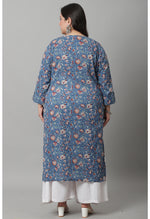 Load image into Gallery viewer, Pure Cambric Cotton Kalamkari Floral Print Kurti
