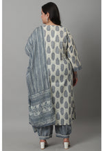 Load image into Gallery viewer, Pure Cambric Cotton Printed Kurta Set With Dupatta