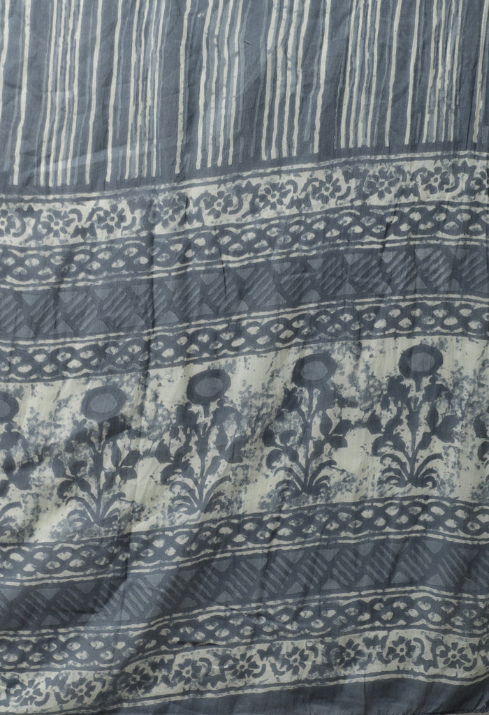 Pure Cambric Cotton Printed Kurta Set With Dupatta