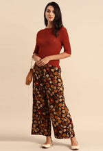 Load image into Gallery viewer, Multicolored Pure Cotton Floral Printed Palazzo Pant