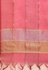 Peach Cotton Embroidered Unstitched Salwar Suit Material