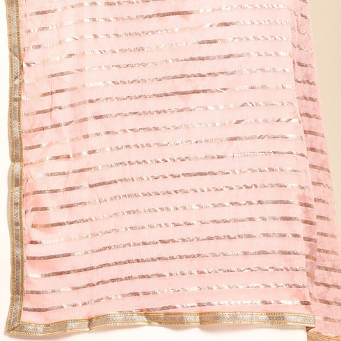 Mauve Pink Glass Cotton Embroidered Salwar Suit Material