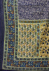 White And Blue Pure Jaipuri Cambric Cotton Printed Unstitched Salwar Suit Material
