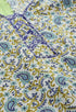 White And Blue Pure Jaipuri Cambric Cotton Printed Unstitched Salwar Suit Material