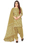 Green Pure Jaipuri Cambric Cotton Printed Unstitched Salwar Suit Material