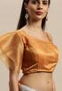 Grey And Yellow Organza Digital Floral Printed Traditional  Saree