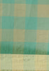Turquoise & Beige kota Doria Cotton Printed Traditional Saree