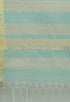 Turquoise & Beige kota Doria Cotton Printed Traditional Saree
