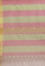 Load image into Gallery viewer, Pink &amp; Green kota Doria Cotton Printed Traditional Saree
