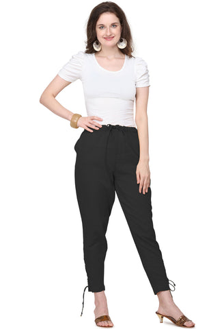 Slub Cotton Regular Fit Trouser Pant