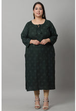 Load image into Gallery viewer, Rayon Slub Resham Embroidered Kurti
