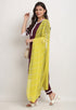 Wine Pure Cambric Cotton Floral Embroidered Kurta Set With Dupatta