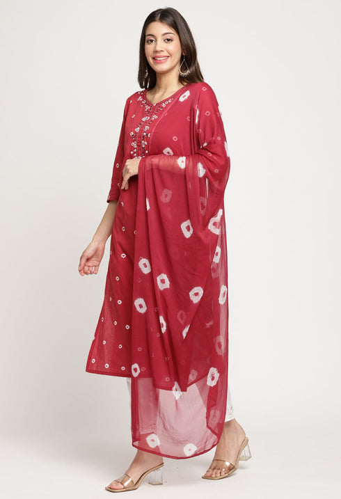 Rajnandini Pure Cotton Kurta Set With Dupatta