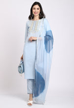 Load image into Gallery viewer, Rajnandini Pure Cotton Kurta Set With Dupatta
