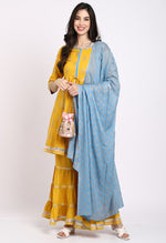 Load image into Gallery viewer, Rajnandini Pure Cotton Kurta Set With Dupatta