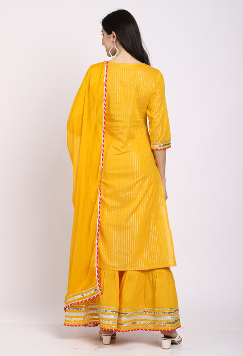 Rajnandini Pure Cotton Kurta Set With Dupatta