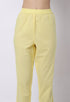 Yellow Pure Cambric Cotton Floral Embroidered Kurta Set With Dupatta