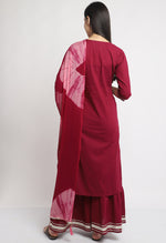 Load image into Gallery viewer, Pure Cambric Cotton Embroidered Kurta Set With Dupatta
