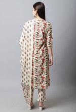 Load image into Gallery viewer, Pure Cambric Cotton Jaipuri Printed Kurta Set With Dupatta