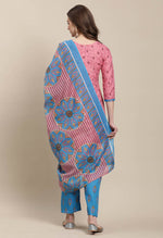 Load image into Gallery viewer, Rajnandini Light Pink Cotton Blend Printed Salwar Suit