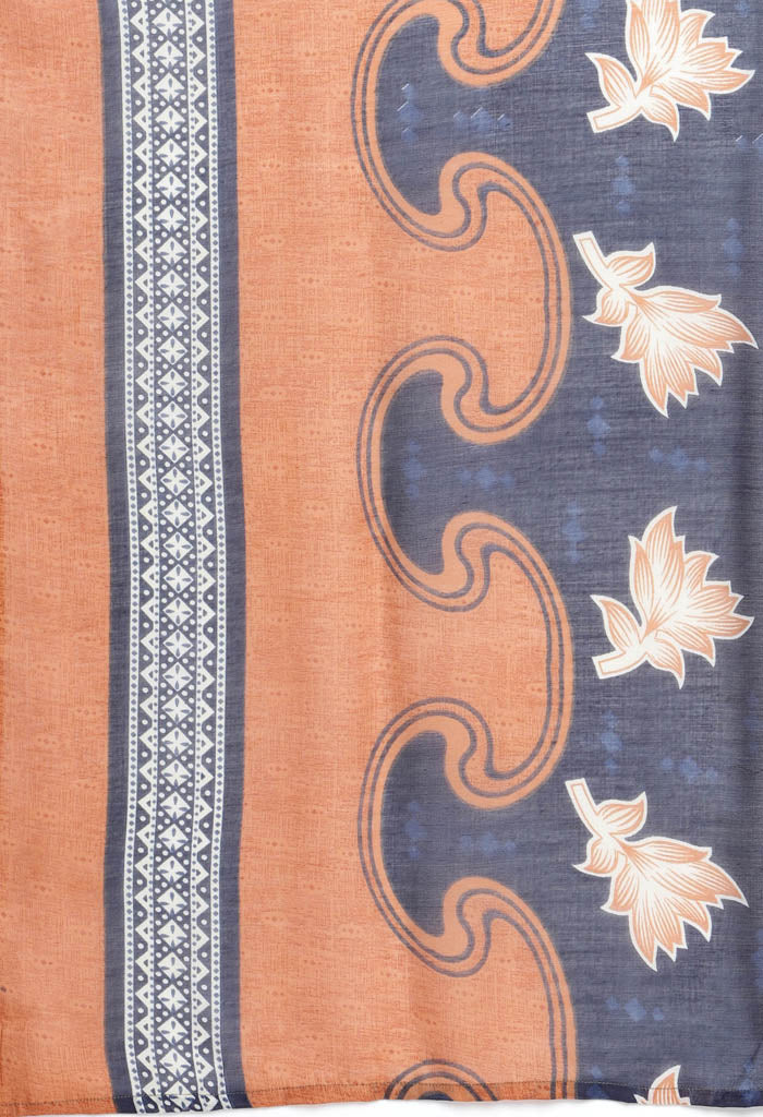 Rajnandini Brown Cotton Blend Printed Salwar Suit