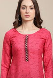Pink Cotton Printed Salwar Suit with Dupatta