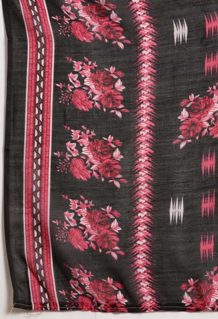 Rajnandini Pink Cotton Blend Printed Salwar Suit
