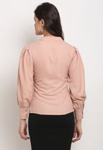 Load image into Gallery viewer, Dusty Pink Polyester Solid Top